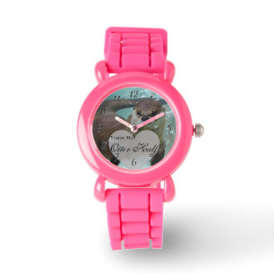 Din Otter Halva bruna floden Otter Swimming Armbandsur