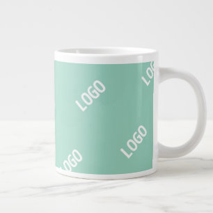 Din överförda bild eller Logotyp är ifylld Light Jumbo Mugg