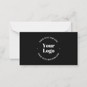 Din överförda Logotyp eller annan design Anteckningskort
