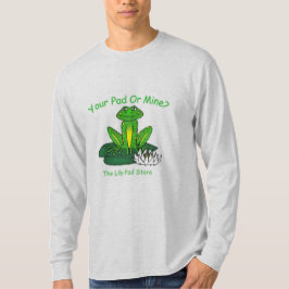 Din Pad eller Min - Herrar Ljusgrå Långärmad T Shirt