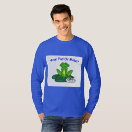 Din Pad eller Min - Herrar Royalblå Långärmad T Shirt