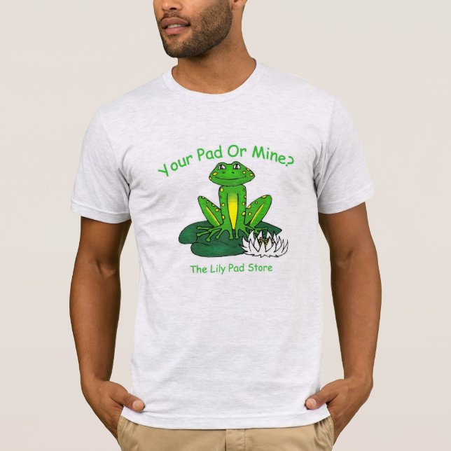 Din Pad eller Min - Herrgrå T Shirt (Framsida)