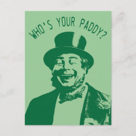 Din Paddy Saint Patricks-dag Vykort