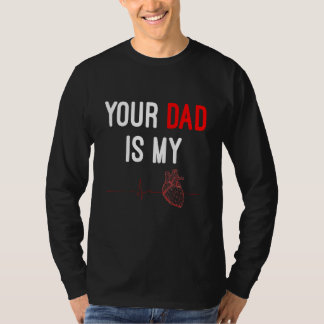 Din pappa är min cardio fadersdagsoutfit t shirt