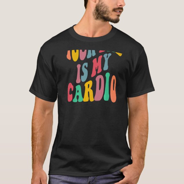 Din pappa är min hjärtegrav på baksidan av t shirt (Framsida)