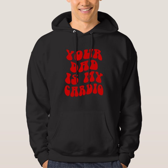 Din Pappa Är Min Kärlek Fars Dag Hoodie (Framsida)