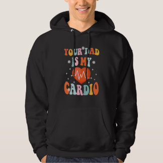Din Pappa är min Vintage som säger Sarcastic Hoodie