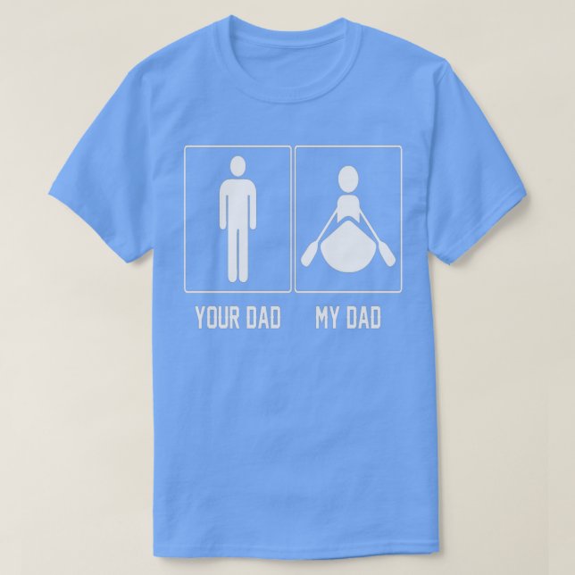 Din Pappa min Pappa-rodddag Far T T Shirt (Design framsida)
