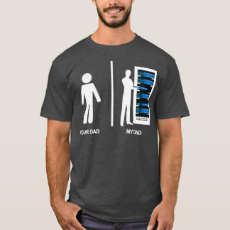 Din Pappa My Pappa Proud IT-databas T Shirt