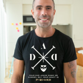 Din Pappa skämt kan vara ostekt, men ditt hjärta ä T Shirt