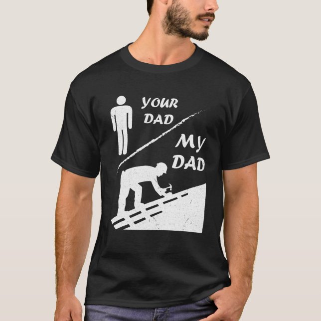 din pappa t shirt (Framsida)