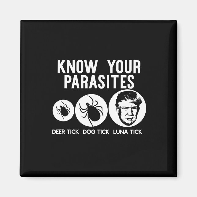Din paradasites Anti-trump Resistt T Shirt Funny G Magnet (Framsidan)
