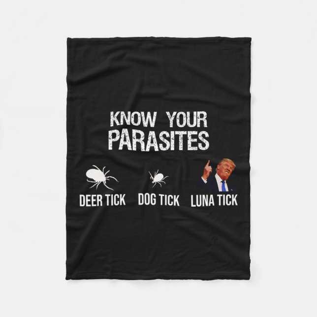 Din Parasites - Hjort Tick Fleecefilt (Framsidan)