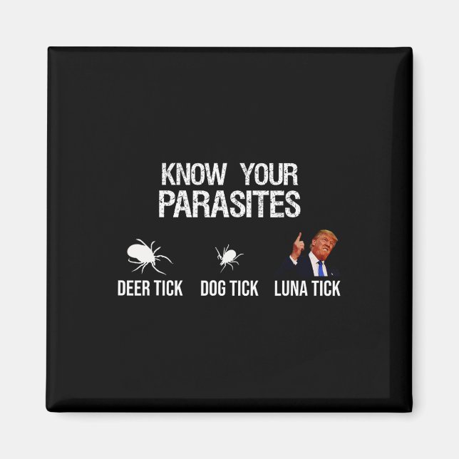 Din Parasites - Hjort Tick Magnet (Framsidan)