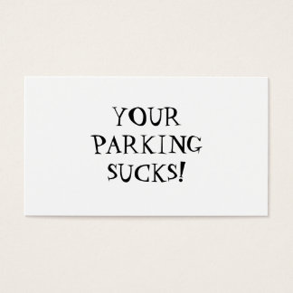 DIN PARKS LYCKAR! VISITKORT