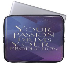 Din passion driver din produktion laptop fodral
