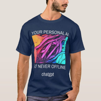 Din personliga AI-enhet - 24/7 och aldrig offline T Shirt