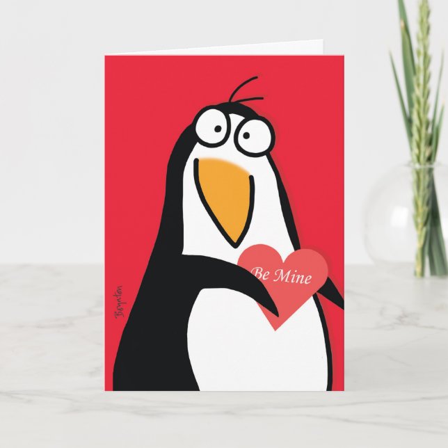 DIN PERSONLIGA PENGUIN-Valentineser per Boynton Helgkort (Framsida)