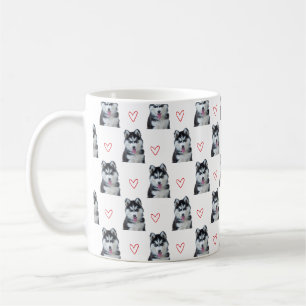 Din Pet Photo Hund Cat Anpassningsbar Funny Heart Kaffemugg