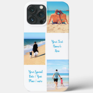 Din Photo Collage iphone case med Anpassningsbar T