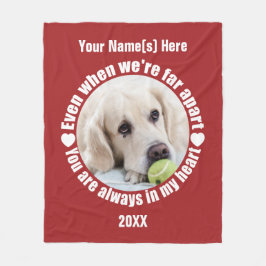 Din PHOTO-filt långt ifrån Kärlek Fleecefilt