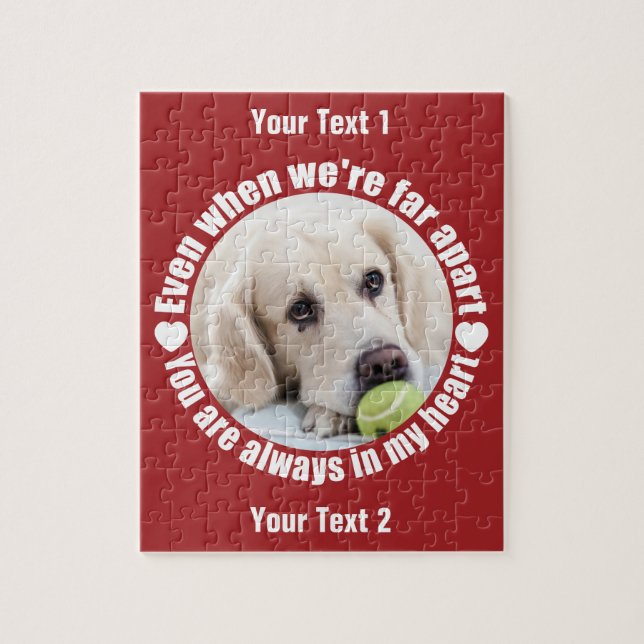 DIN PHOTO-Pussel långt ifrån Kärlek Pussel (Vertikal)