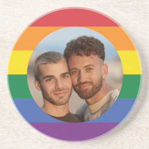 DIN Photo Rainbow Flagga Underlägg