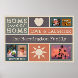 Din PHOTOS-anpassningsbar-kollagemall poster