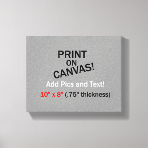 Din Pic på kanfas - 10" x 8" (.75" tjockt) Canvastryck