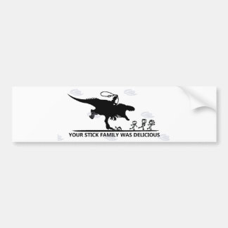 Din pinne Family/T-rex Bildekal