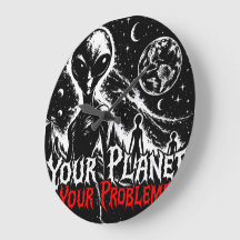 Din planet dina problem Alien rymden Sarcastic Ar