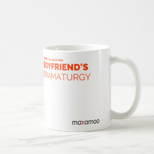 Din pojkvän dramaturgimugg kaffemugg