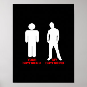 Din pojkvän. Min pojkvän Poster