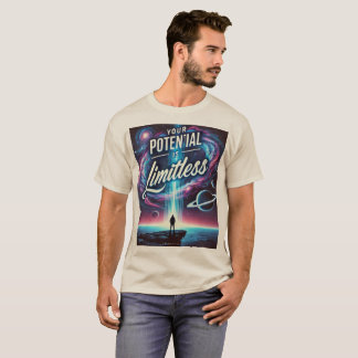 Din potential är gränslös - Galaxy-Inspired Moti T Shirt