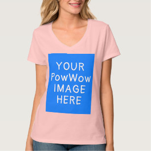 Din PowWow-bild här, Anpassningsbar Native America T Shirt