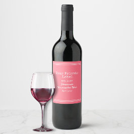 Din privata etikett Homemade Watermelon Vin