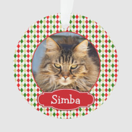 Din prydnadsföremål från Pet-julen Harlequin