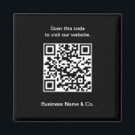Din QR-kod Black White-kampanjverksamhet Magnet<br><div class="desc">Anpassa Black and White QR Code Promotional Business Magnet om du vill skapa ett unikt och minnesvärt kampanjalternativ för ditt företag. Magnet har en elegant svart och vit design, skapar den visuellt tilltalande och modern. Du kan anpassa magneten med din egen QR-kod, som kunderna kan skanna för att få tillgång...</div>