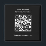 Din QR-kod Black White-kampanjverksamhet Magnet<br><div class="desc">Anpassa Black and White QR Code Promotional Business Magnet om du vill skapa ett unikt och minnesvärt kampanjalternativ för ditt företag. Magnet har en elegant svart och vit design, skapar den visuellt tilltalande och modern. Du kan anpassa magneten med din egen QR-kod, som kunderna kan skanna för att få tillgång...</div>