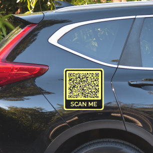 Din QR-kod dekal mall anpassad färg