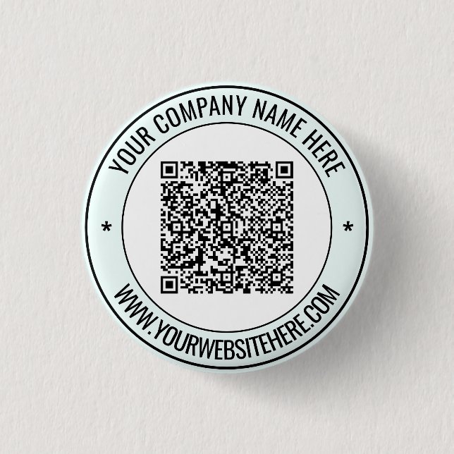 Din QR-kod och anpassad text kampanjknapp Knapp (Framsida)