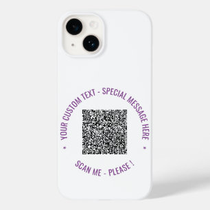 Din QR-kod och Anpassningsbar Färg iphone case