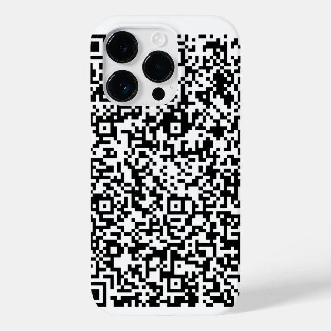 Din QR-kod Scan Funny iphone case Anpassningsbar F (Baksida)