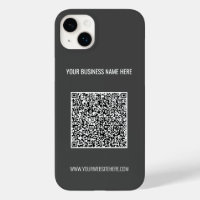 Din QR-kod Scan Info Text och Färg iphone case