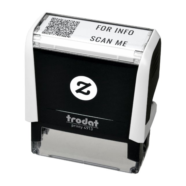 Din QR-kod Skanna Info Anpassad stämpel Mall (Produkt)