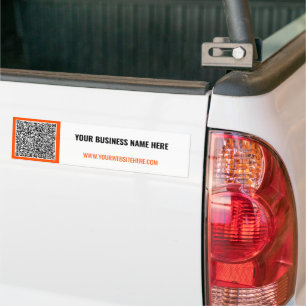 Din QR-kodskanning och skräddarsydd textdekal för  Bildekal