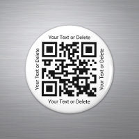 Din QR-Professionell - Business Modern Round