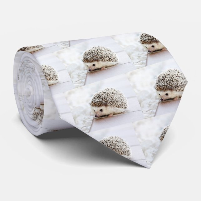 Din rektangulära fotoanpassningsbar slips (Rullad)