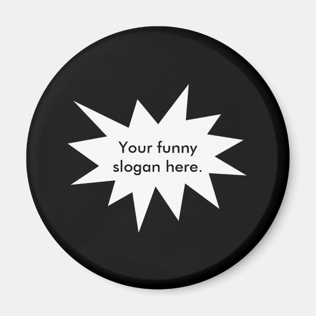 din roliga slogan-here01 magnet (Framsidan)
