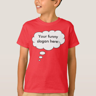 din roliga slogan-here01 tee